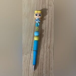 Cinderella Doorables beaded pen